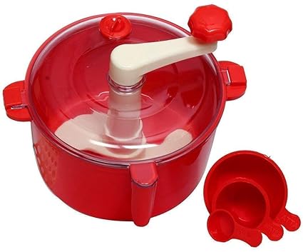 KN ENTERPRISE Dough Atta Maker Machine Atta Chakki for Kitchen (Red)