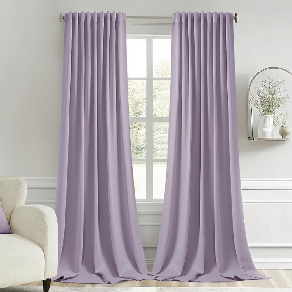 Photo 1 of MIULEE Blackout Curtains 52"W x 120"L Set of 2