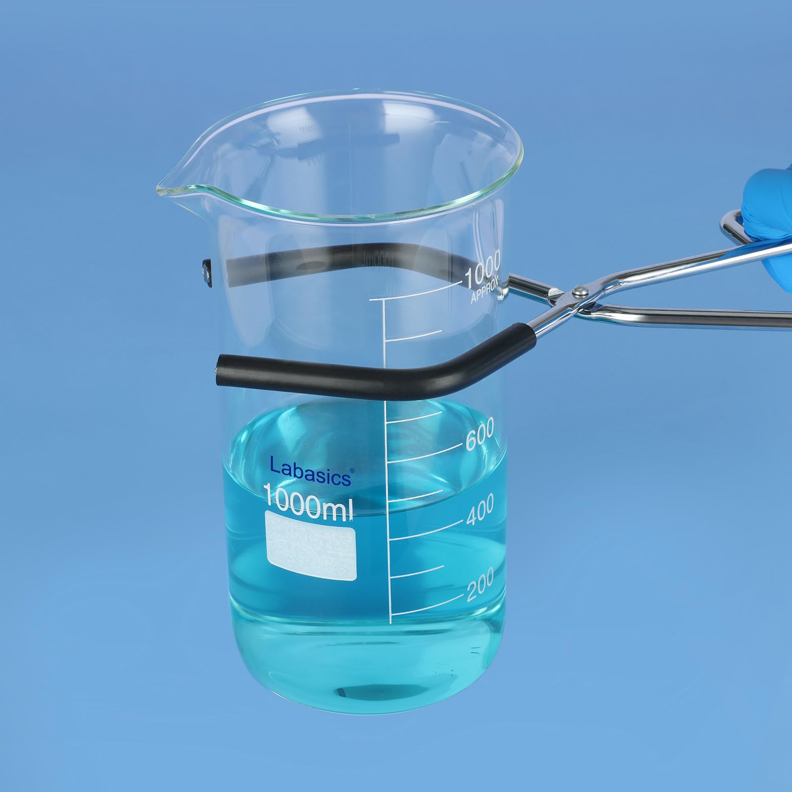 Labasics Pinza per Becher in Acciaio Inossidabile, Supporto Resistente alle Alte Temperature con Design Aperto, Morsetto Durevole e Resistente al Calore per Becher Caldi, 25.5 cm