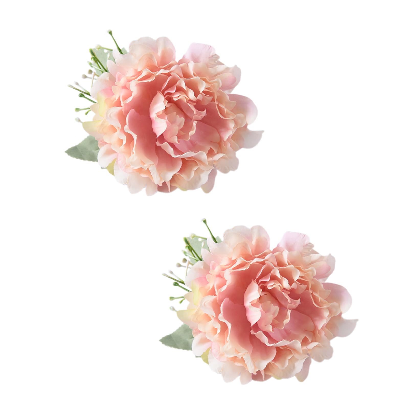 Of 2Pcs Artificial Peony Flower Curtain Tiebacks Clip Flower Curtain Holder Clamps Decorative Window Drapes Tiebacks Drapery Tieback