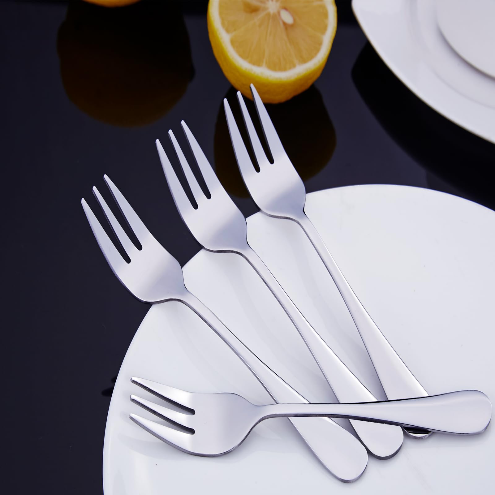 36-teiliges Kuchengabeln Set von Joeczo (14 cm / 5,5 Zoll) – Edelstahl Besteck Gabeln für Kuchen/Nachspeisen, Spülmaschinengeeignet für Haushalt/Küche/Restaurant