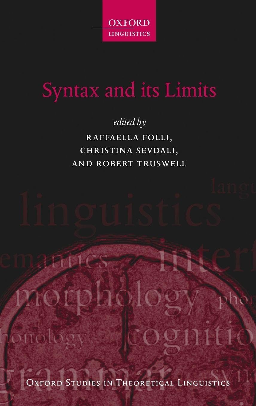 Amazon | Syntax and Its Limits (Oxford Studies in Theoretical