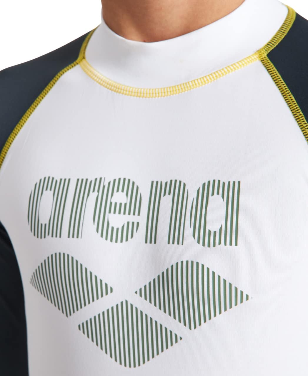 Maglietta Rash Guard Arena Unisex Jr - Maniche Corte, UPF 40+, Poliestere Riciclato - Foto 8