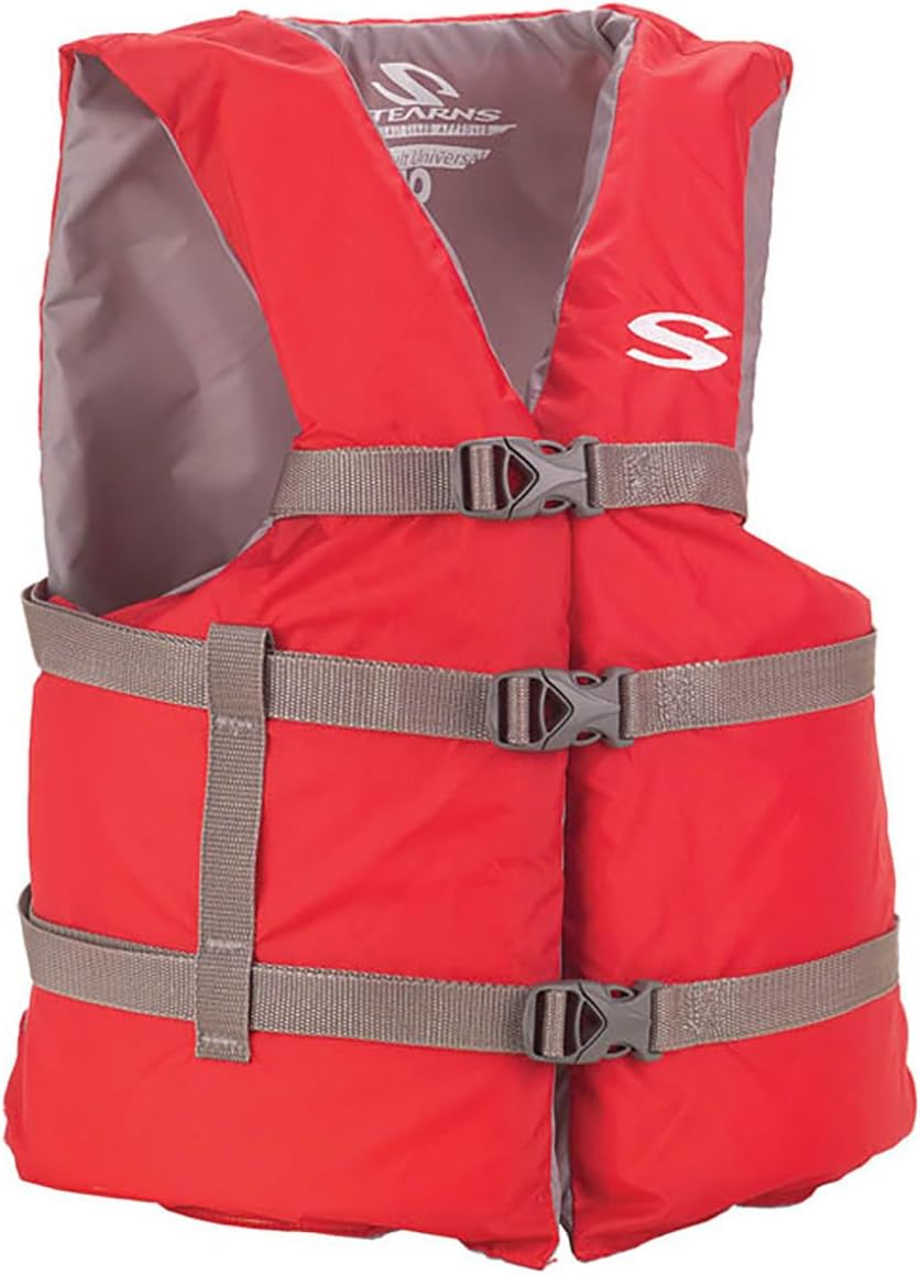 Stearns Adult GEN Purpose Vest, Red, Oversized