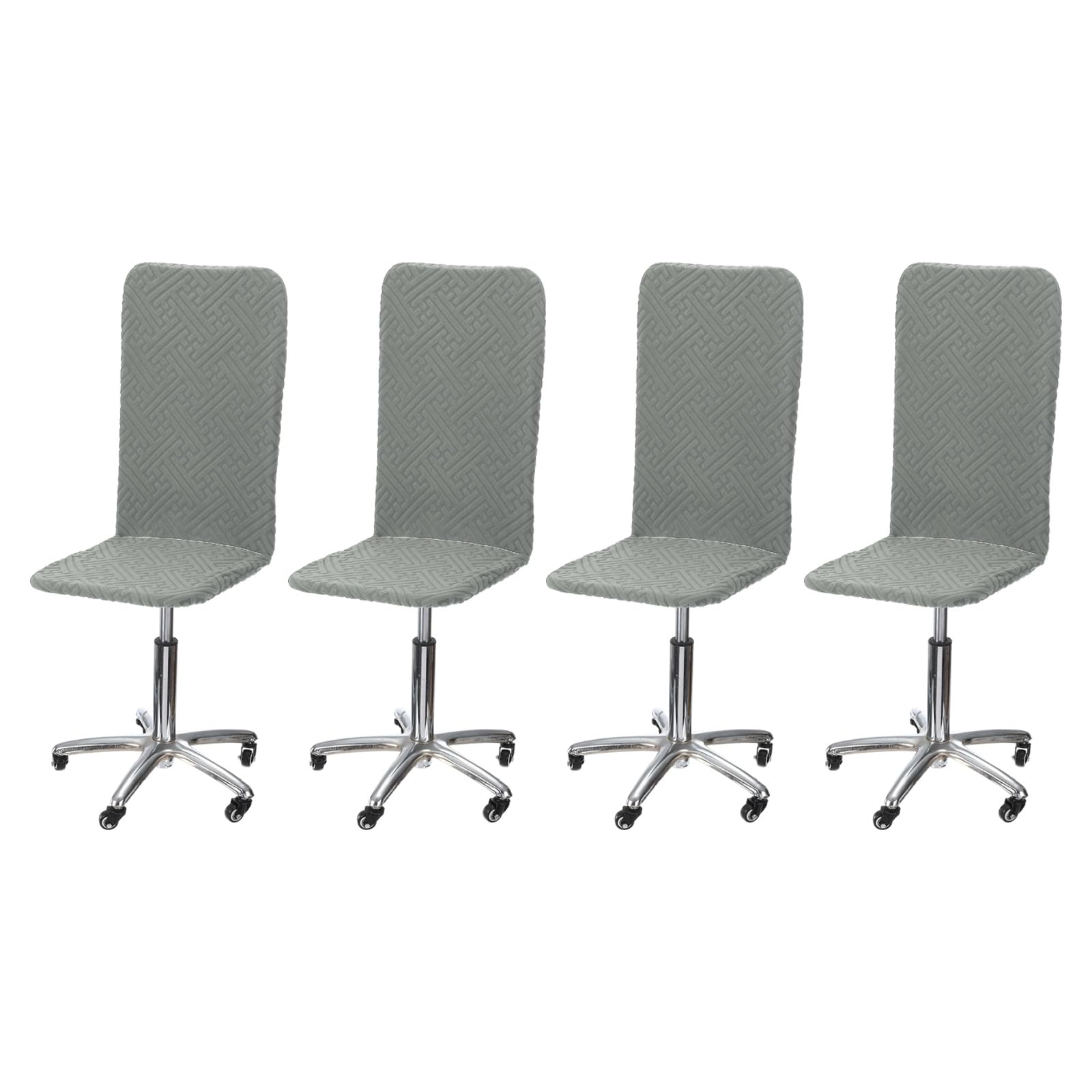 Housses de tabouret de bar extensibles lavables pour sublimer votre cuisine lot de 4