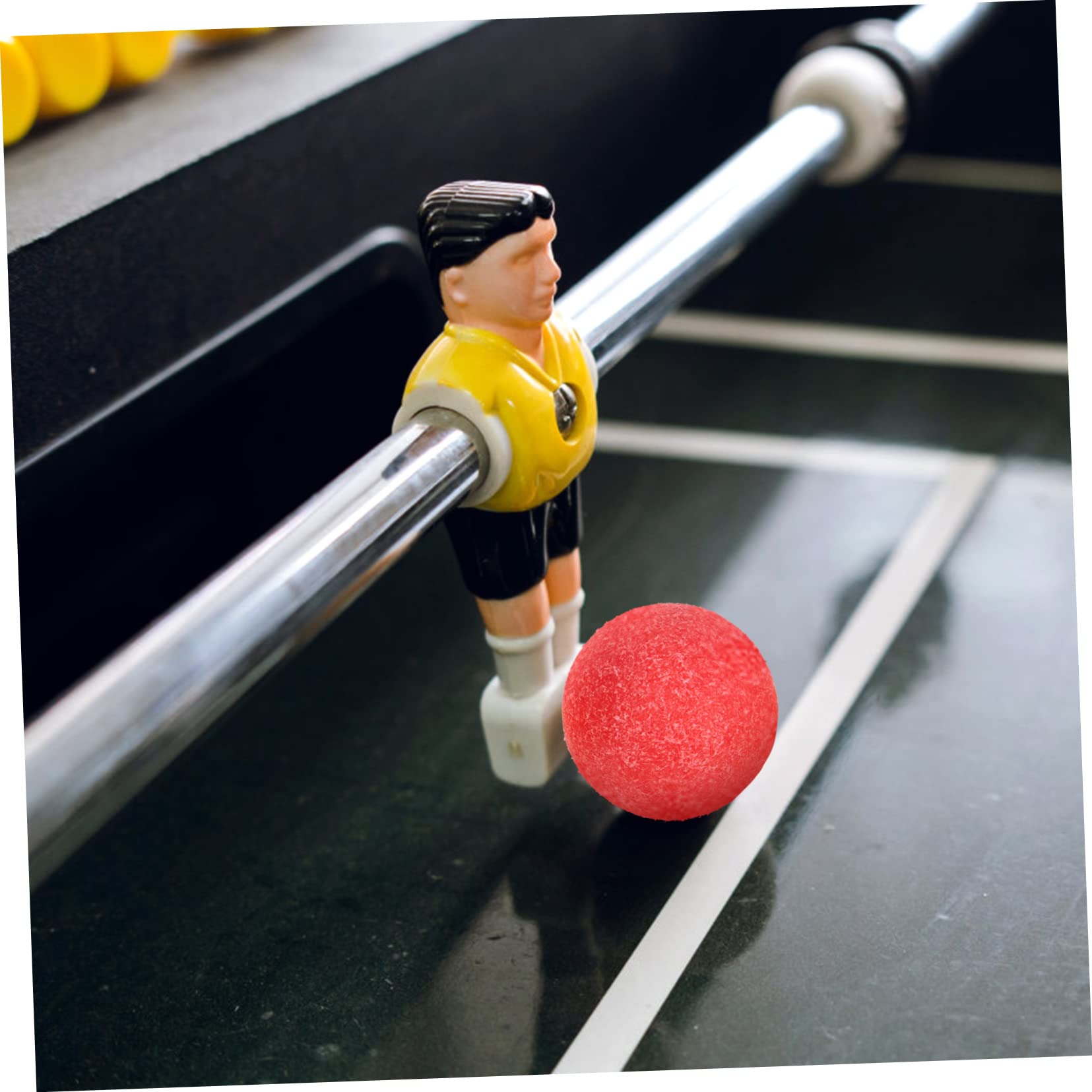 TOYANDONA Bolas De Fútbol De Adultos Accesorios Futbolín Superficie Satinada Compatible Escritorio Y Actividades Recreativas 4 Piezas X 4