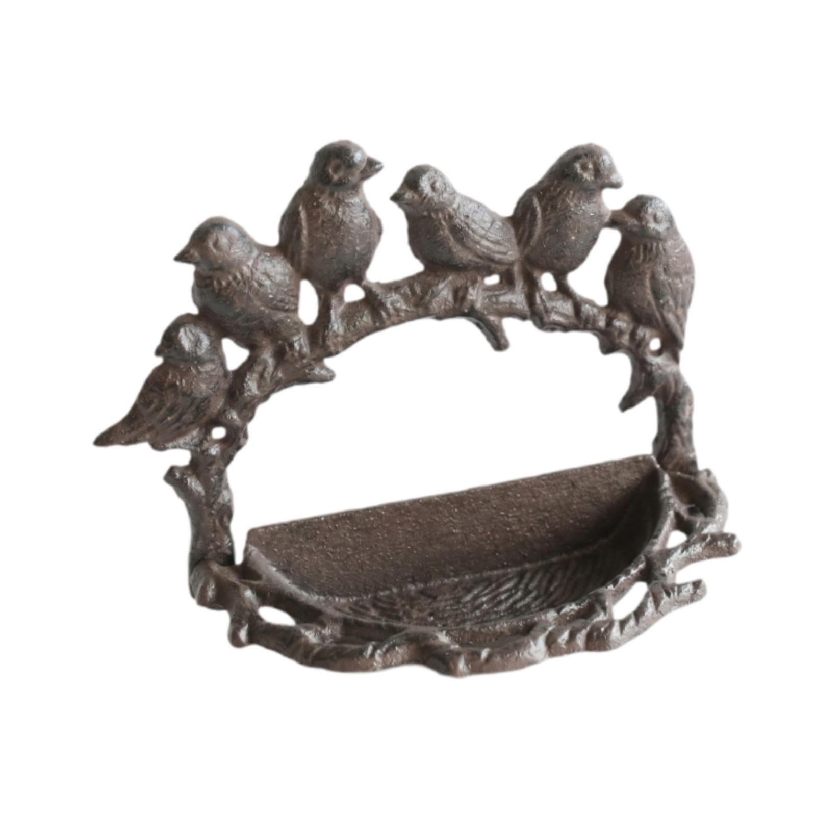 Mangeoire en fonte pour oiseaux pour un balcon charmant au style antique