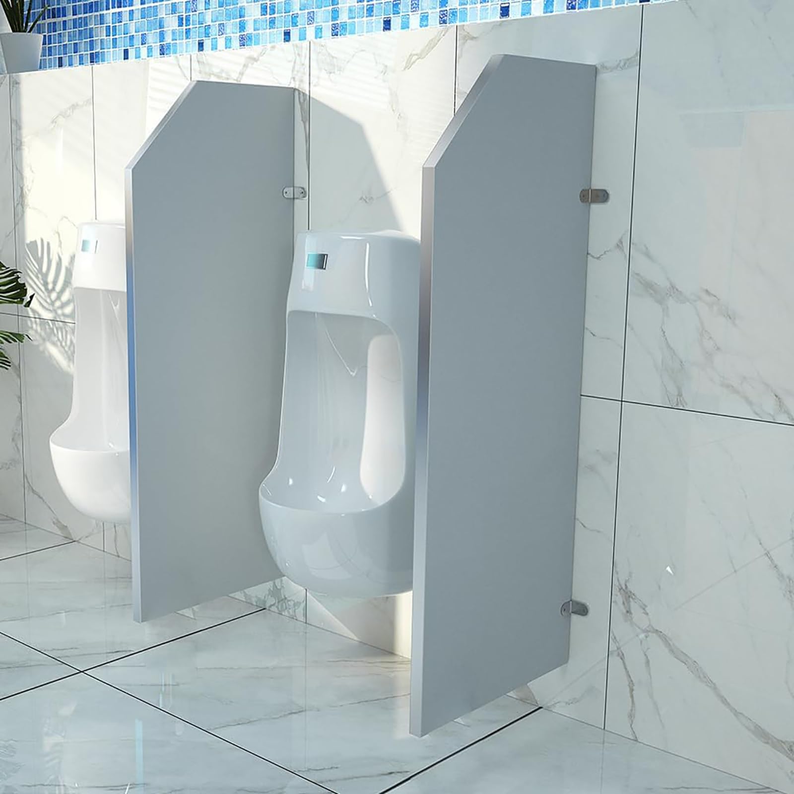 Séparateur d'urinoir de toilettes publiques pour hommes panneau de séparation mural