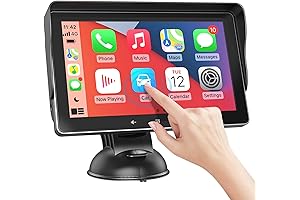 7'' HD Double Din Car Stereo: Apple CarPlay and Android Auto Wireless