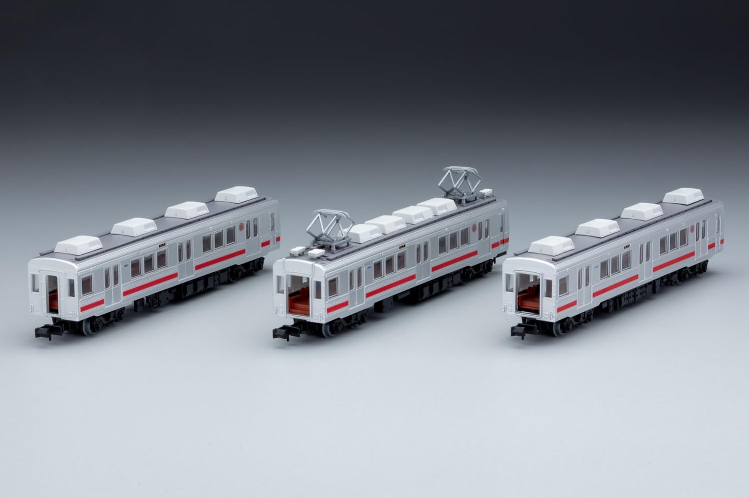 TOMYTEC 332664 Kolekcja kolejowa Tokyu Electric Railway 7600 Series 7601 Zestaw 3-samochodowy Diorama Supplies