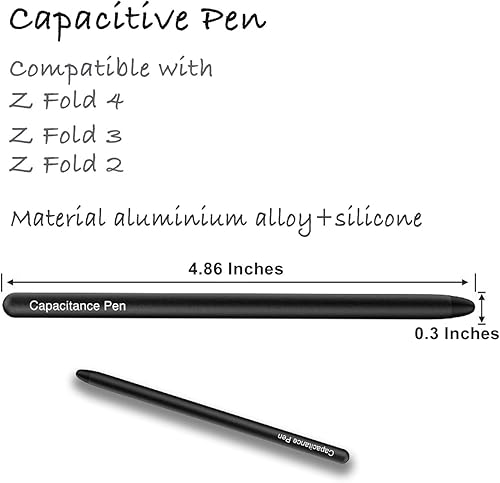 Miniatura 2 de S Pen para Galaxy Z Fold 4, Fold 3, Fold 2, Maezar Stylus Capacitive Touch Pen S Pen Fold Edition para Samsung Galaxy Z Fold 432-Negro