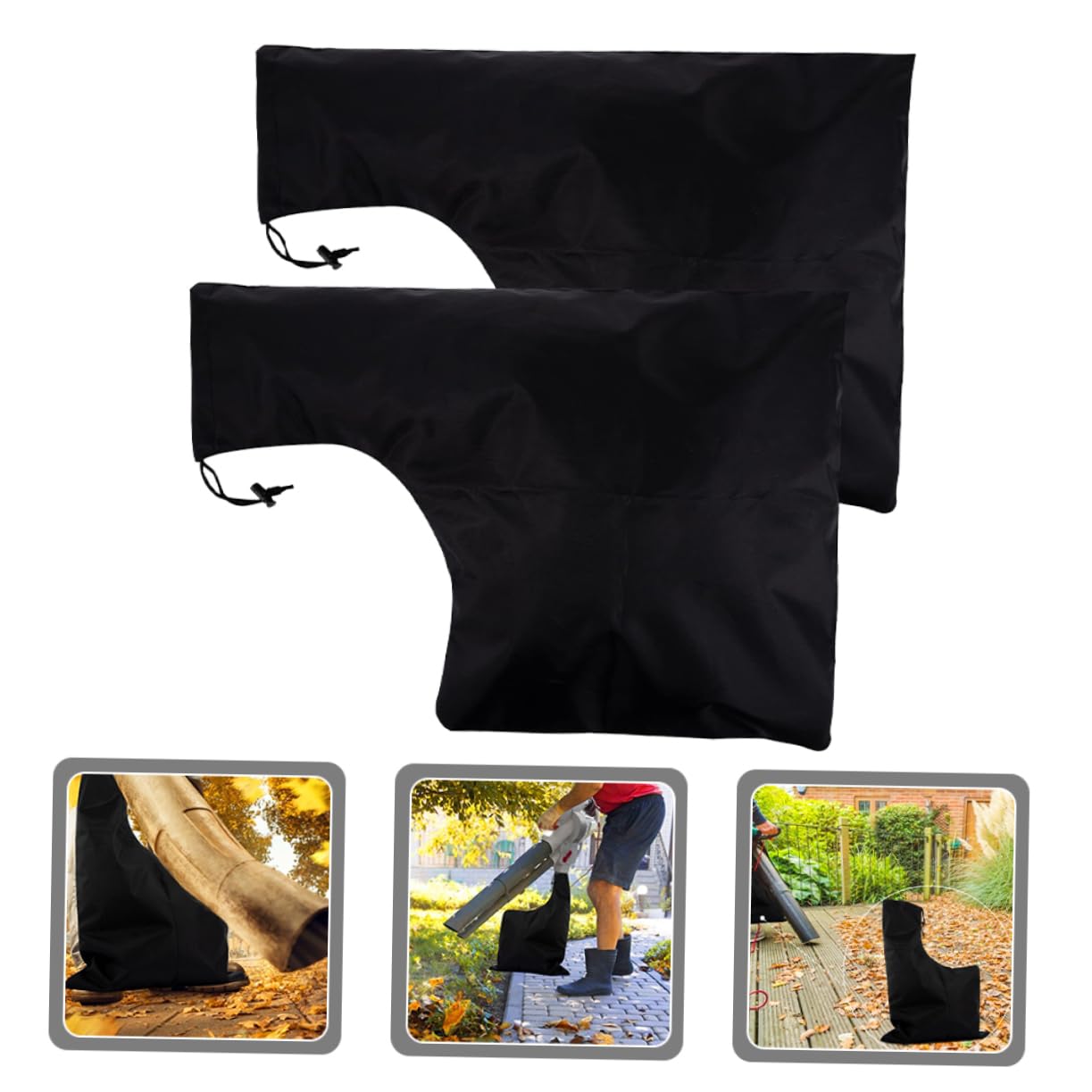 BESTonZON 5 Series Bolsa De Almacenamiento para Soplador De Hojas Aspiradora Jardín Cortacésped Bolsas Recolectoras Bolsa para Soplador De Hojas Bolsa para Soplador De 2 Piezas x 5