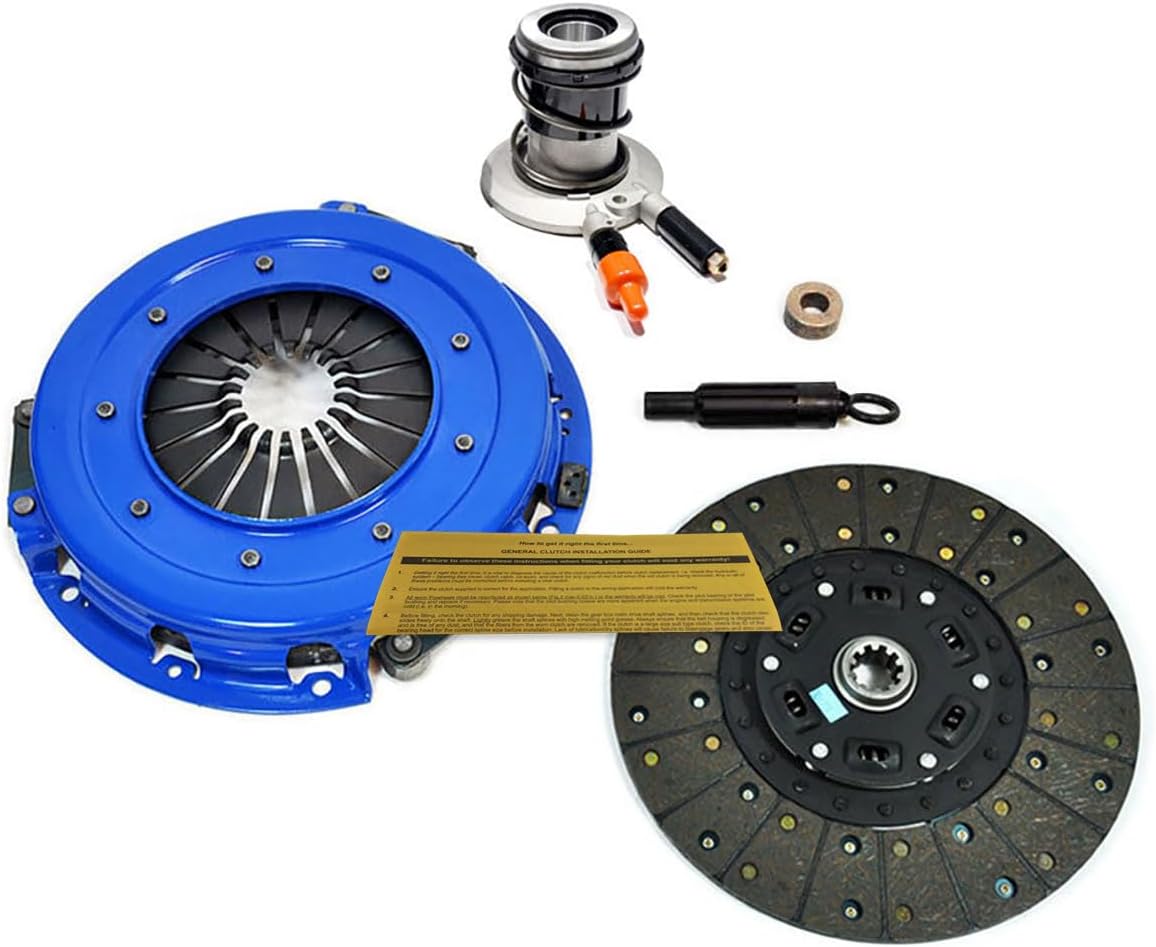 EFT Stage 2 Clutch Kit with Slave Cylinder For 1988-1992 Ford F150, F250, F350 with 4.9L, 5.0L, 5.8L 5 Speed Engine - Significant Upgrade in Power Handling & Durability - 12 Month Brand Warranty