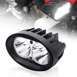 simimasen Pack of 2 Motorcycle Headlights, Extra LED Fog Lights for R1200GS F800GS, Waterproof IP67, 12 V, 60 W