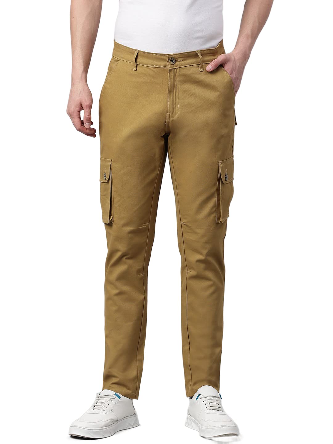 hubberholme Men's Slim Cargo Trousers-picture-12