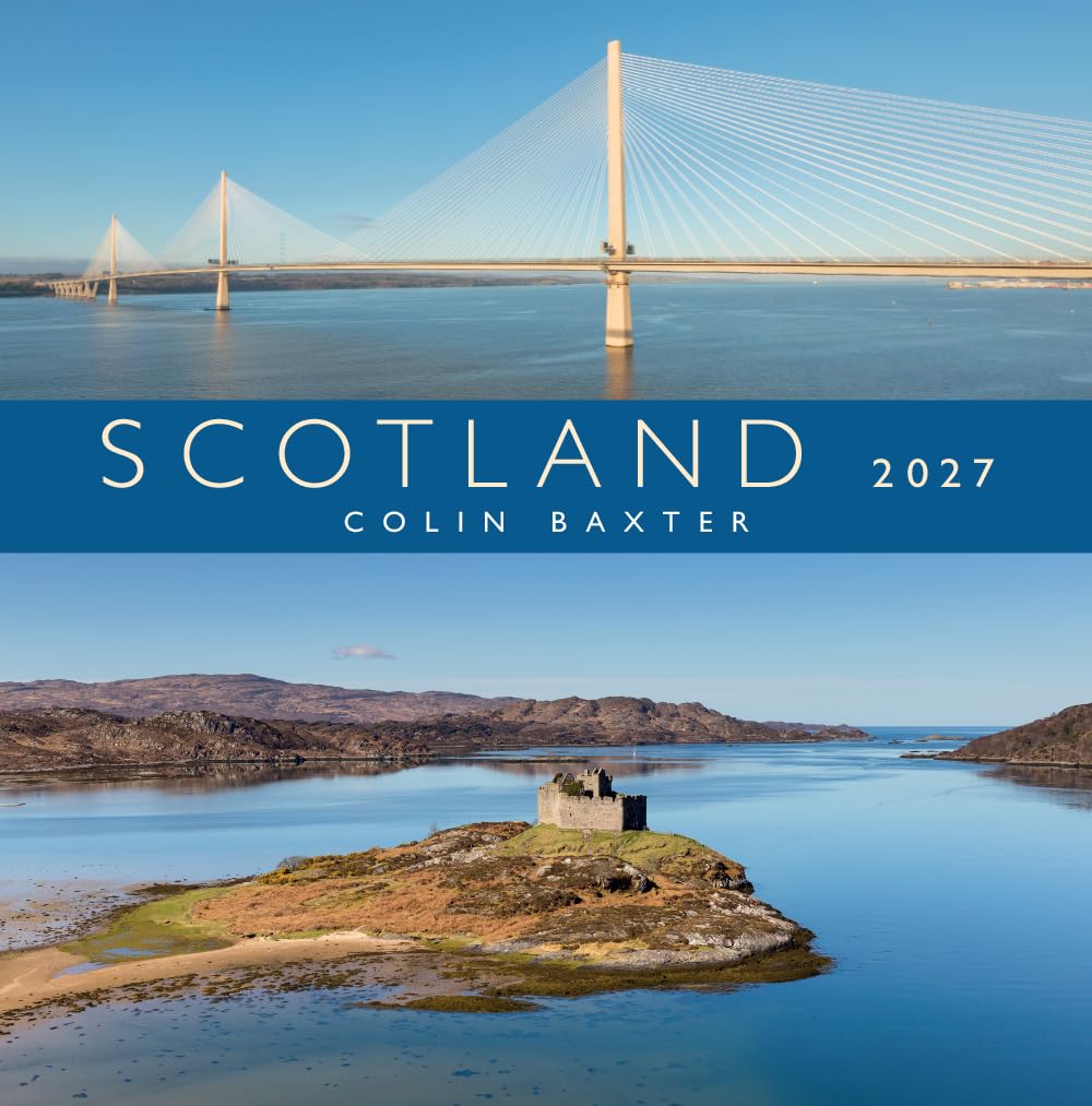 2027 Scotland Calendar: Scotland Square – Wall Calendar – Month to View – 12 Months