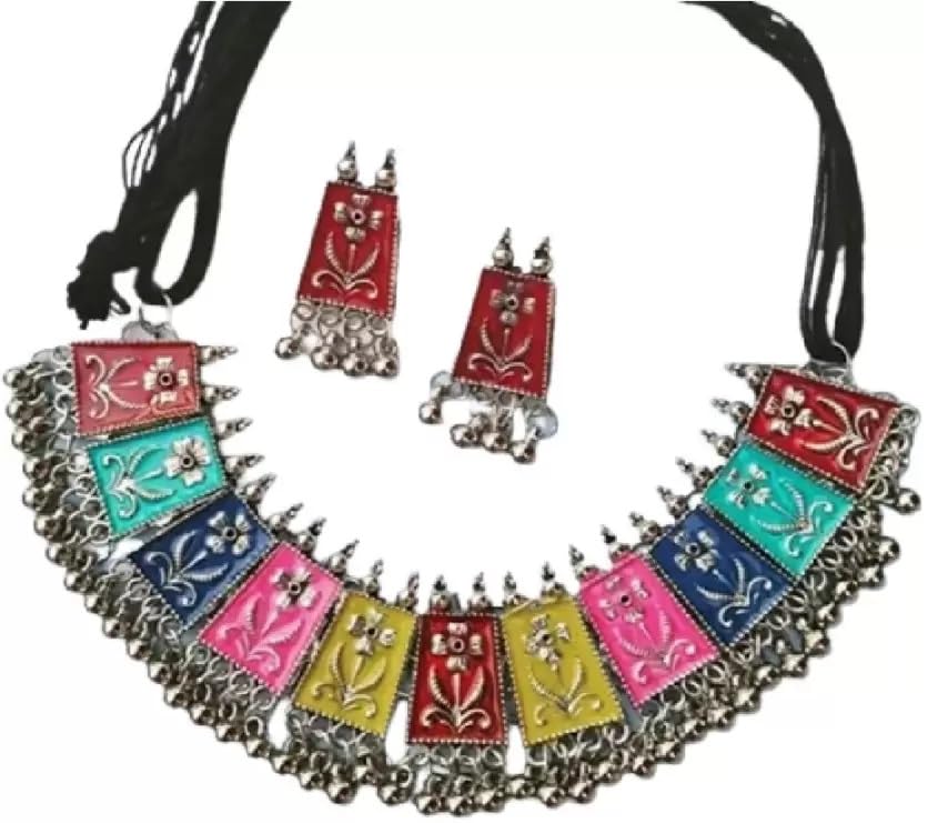 See full amazon price history chart for COSMO DUST Women Oxidised Earring & Necklace Set | Multicolor | | CDN-036-MC | COSMO DUST Women Oxidised Earring & Necklace Set | Multicolor | | CDN-036-MC | (B0CB3DDZ4J) Amazon Price History, Amazon Price Tracker