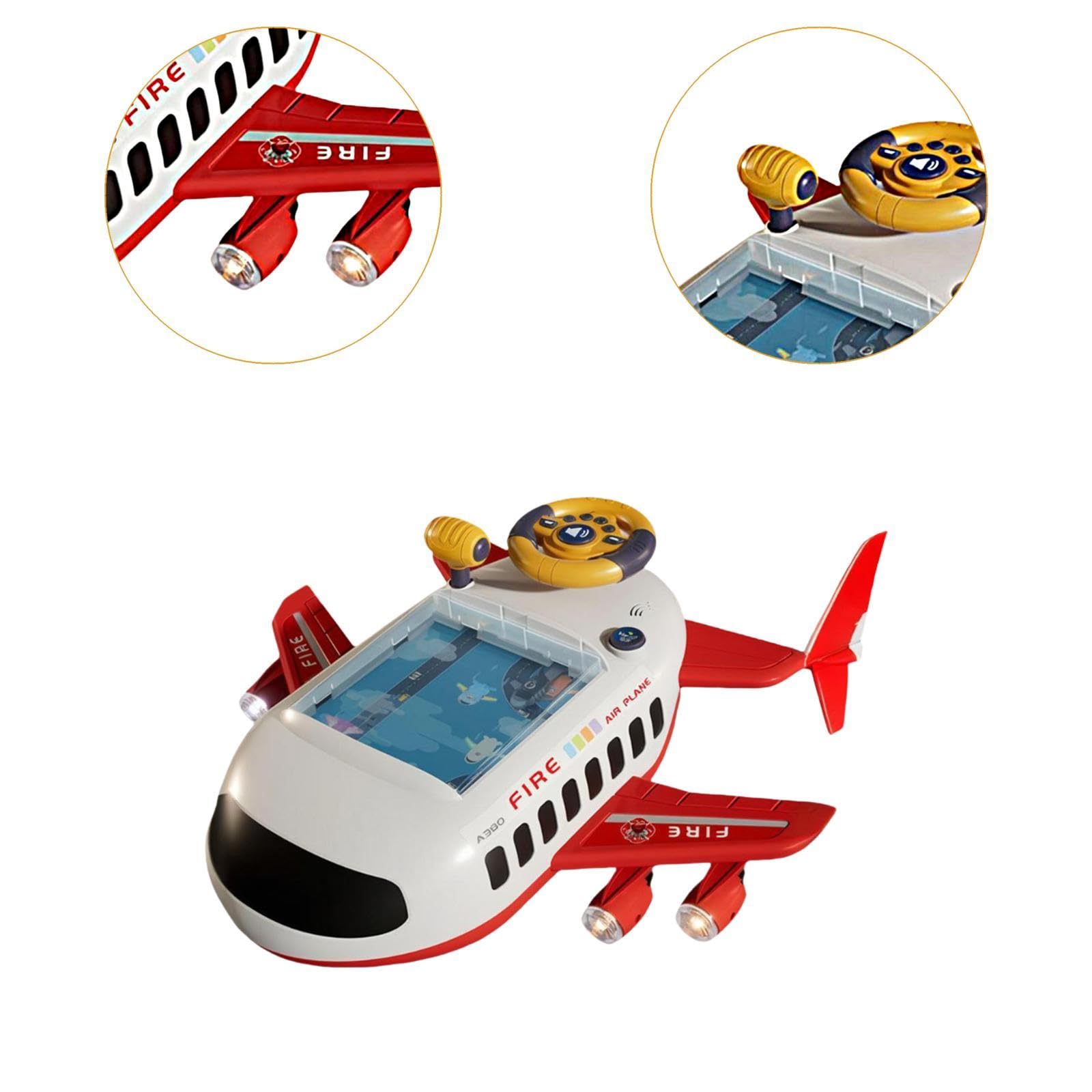 Giocattolo per Auto con Volante Musicale, Gioco di Guida Simulata, Coordinazione con Suoni E Luci per Bambini Piccoli