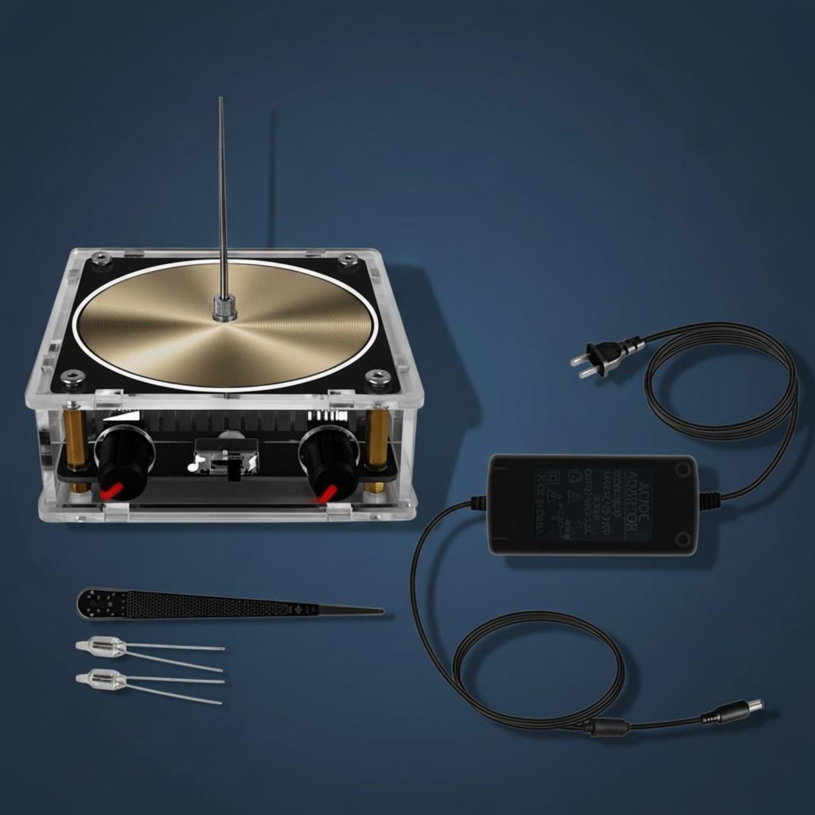 Dispositivo Audio Scientifico Bobina Musicale Elettromagnetica Diffusore a Scarica Elettrica Altoparlante Esperimento Didattico Interattivo con