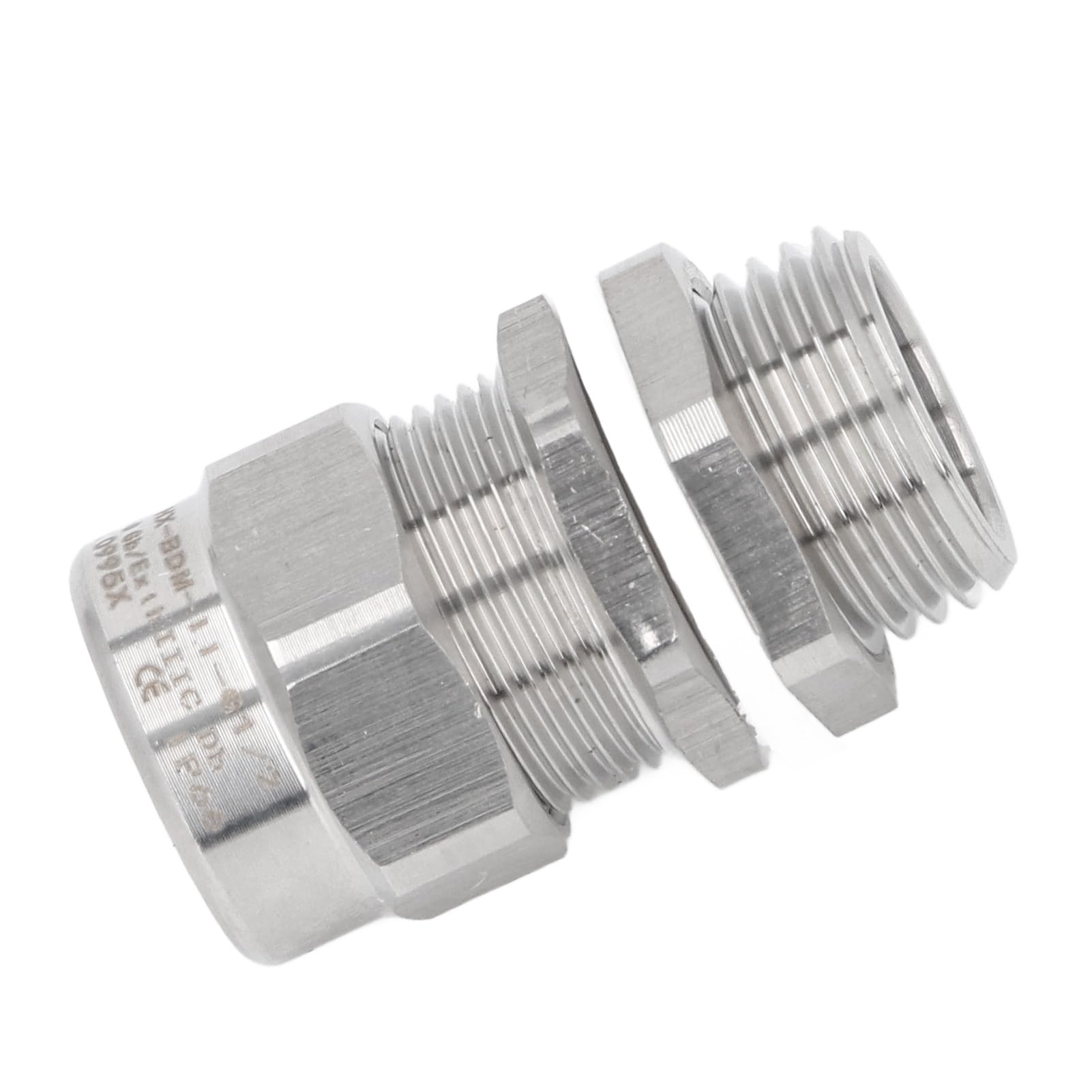Pressacavo 1/2 NPT 304 In Acciaio Inossidabile IP66 Resistente All'acqua Cavo Antistrappo Cavo Armato Connettore per Veicoli Dispositivi Marini