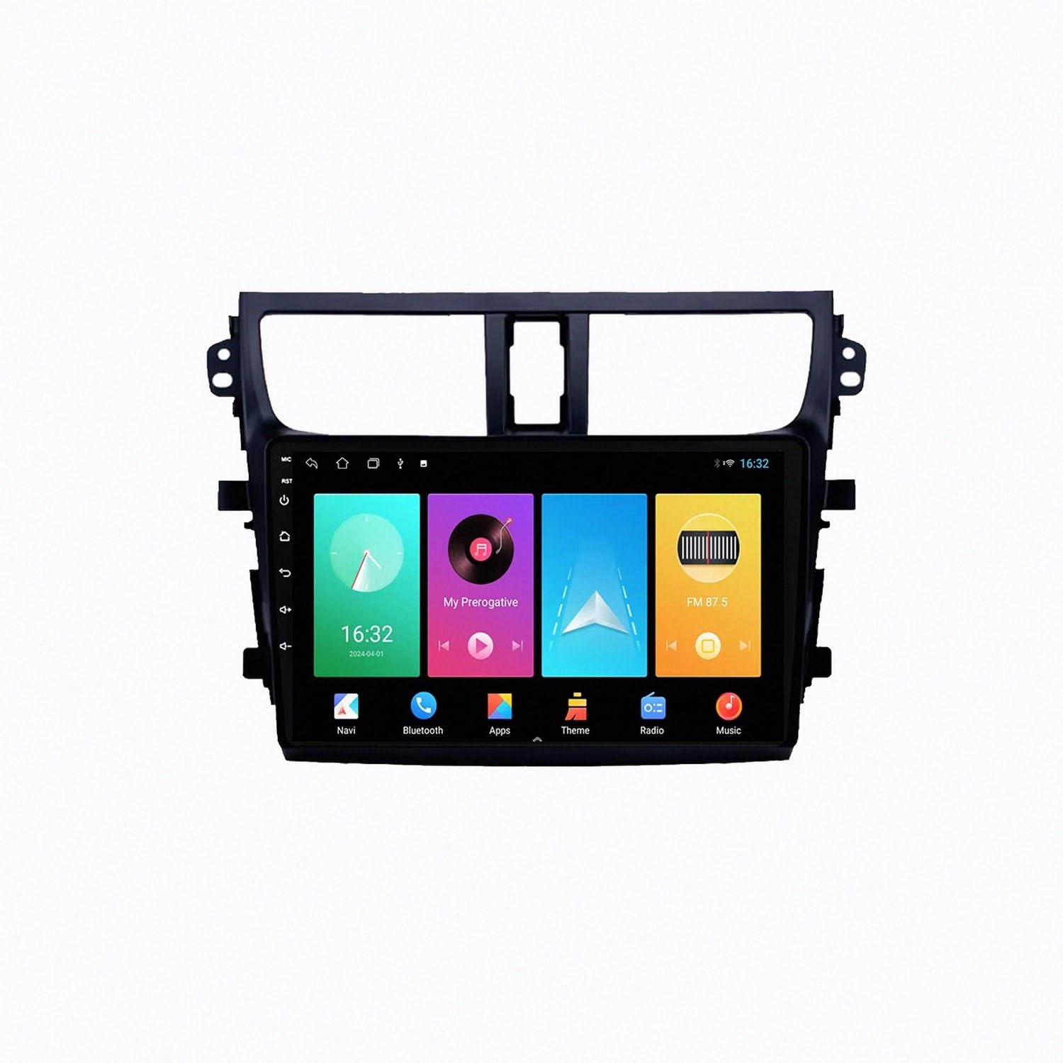 Radio de coche 2 DIN Seat Leon MK2 Android Auto con Bluetooth y Mirror Link 8