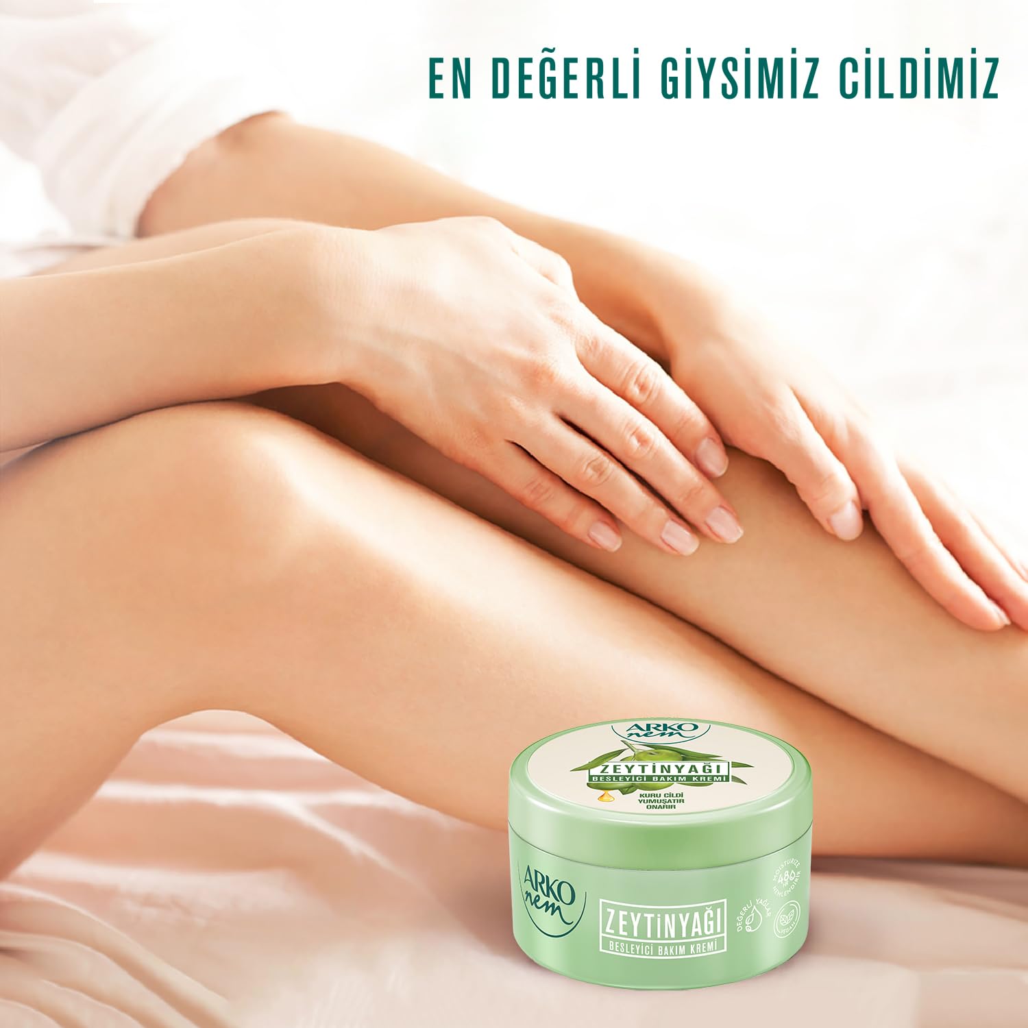 Arko Nem Değerli Yağlar Zeytinyağlı Nemlendirici Krem, 250 ml