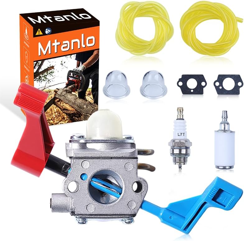 Para Poulan FL1500 FL1500LE para soplador Featherlite Weed Eater Featherlite, kit de carburador, para Zama C1U-W12B, C1U-W12A