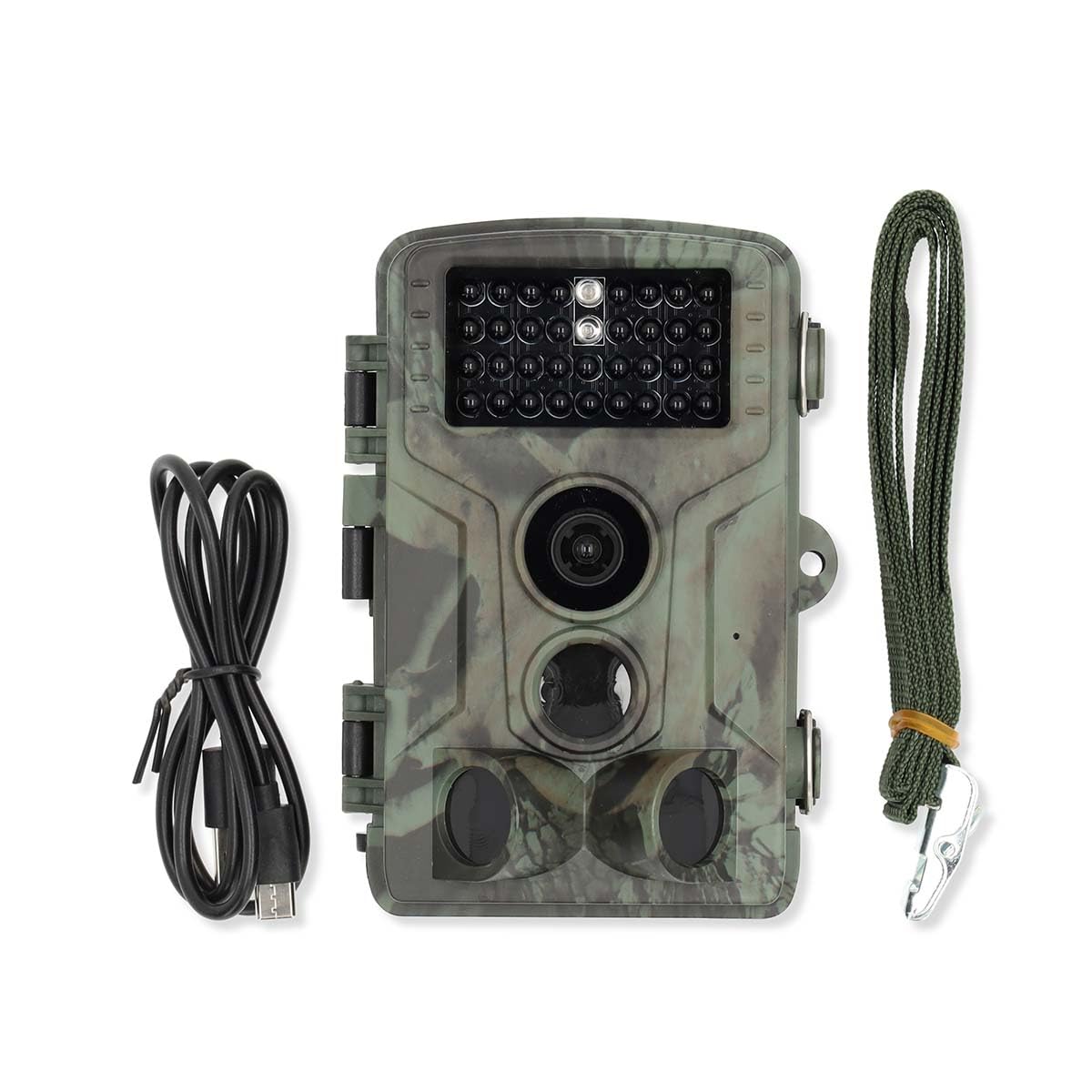 Wildlife Kamera - 4K@10fps - 50 MPixel - 5 MPixel CMOS - IP65 - Schwarz No-Glow IR - Nachtsicht - Blickwinkel: 60 ° - Bewegungssensor - Erfassungswinkel: 130 ° - Erfassungsbereich: 20 m