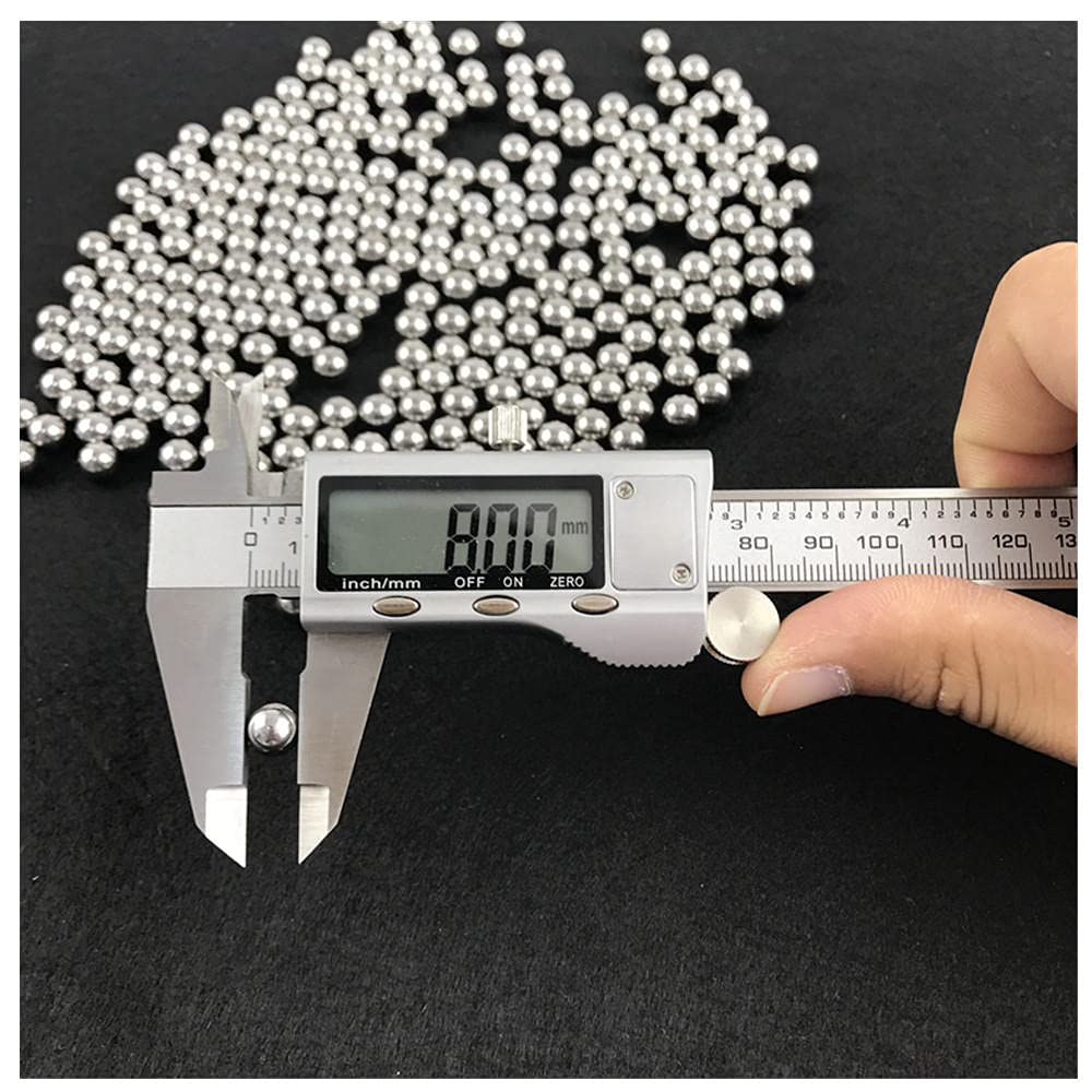 Rodamiento de Bolas, Bolas de rodamiento, Bola Acero Inoxidable 304, sólida precisión, 200PCS, 8MM(6.0mm)