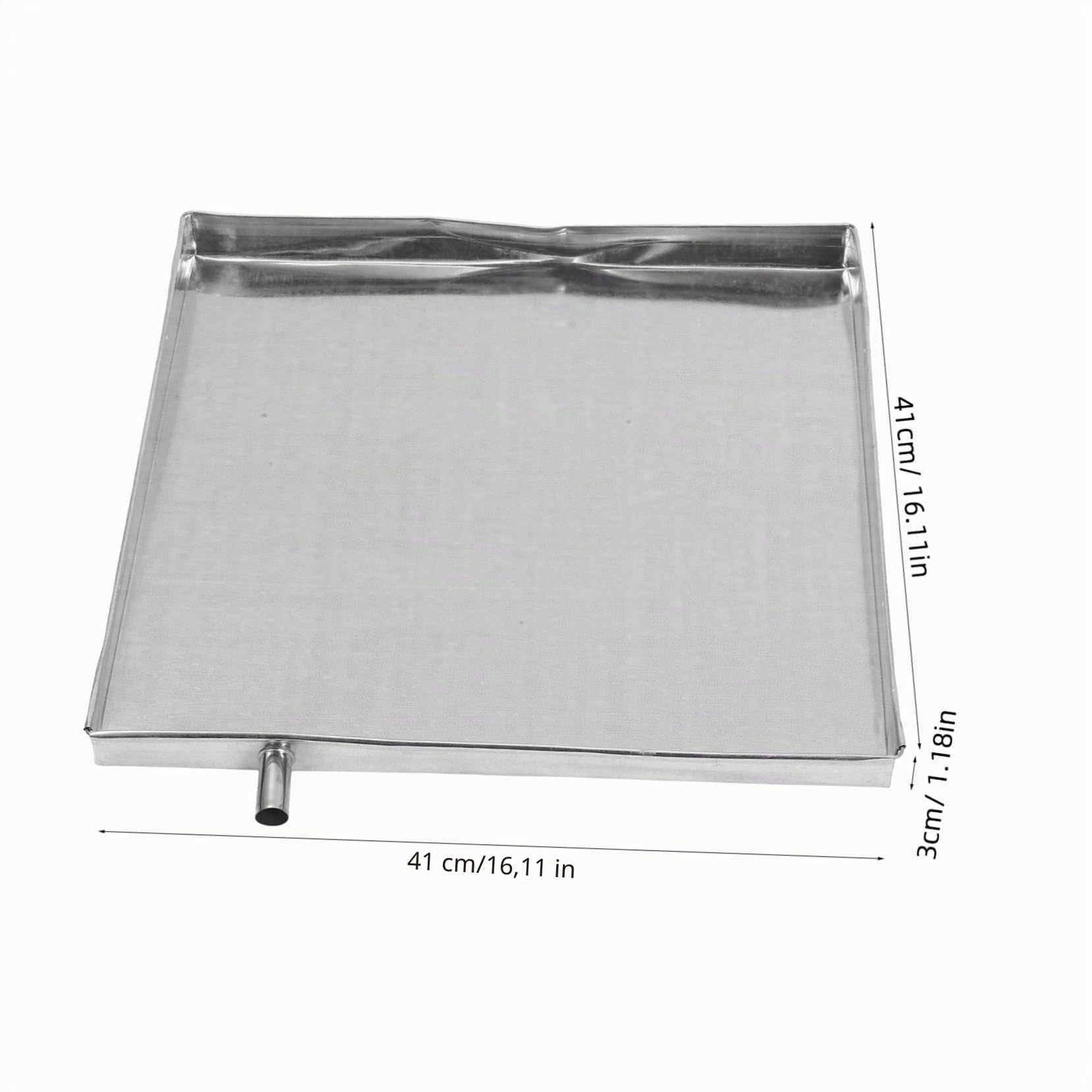 Plateau De Récupération D'eau Pour Climatiseur Extérieur Bac à Gouttes En Galvanisé Réservoir Étanche Pour Drainage Des Accessoire Pour Unité De