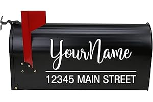 Personalized Mailbox Decals: Add Curb Appeal With Cursive Names