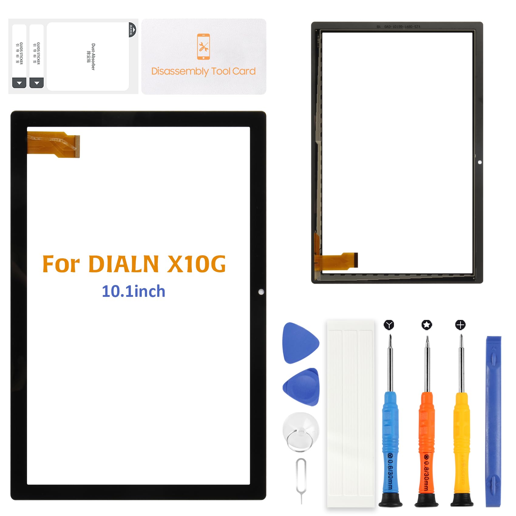 Amazon.com: Olivechard for 10.1 inch DIALN X10G Touch Screen Panel