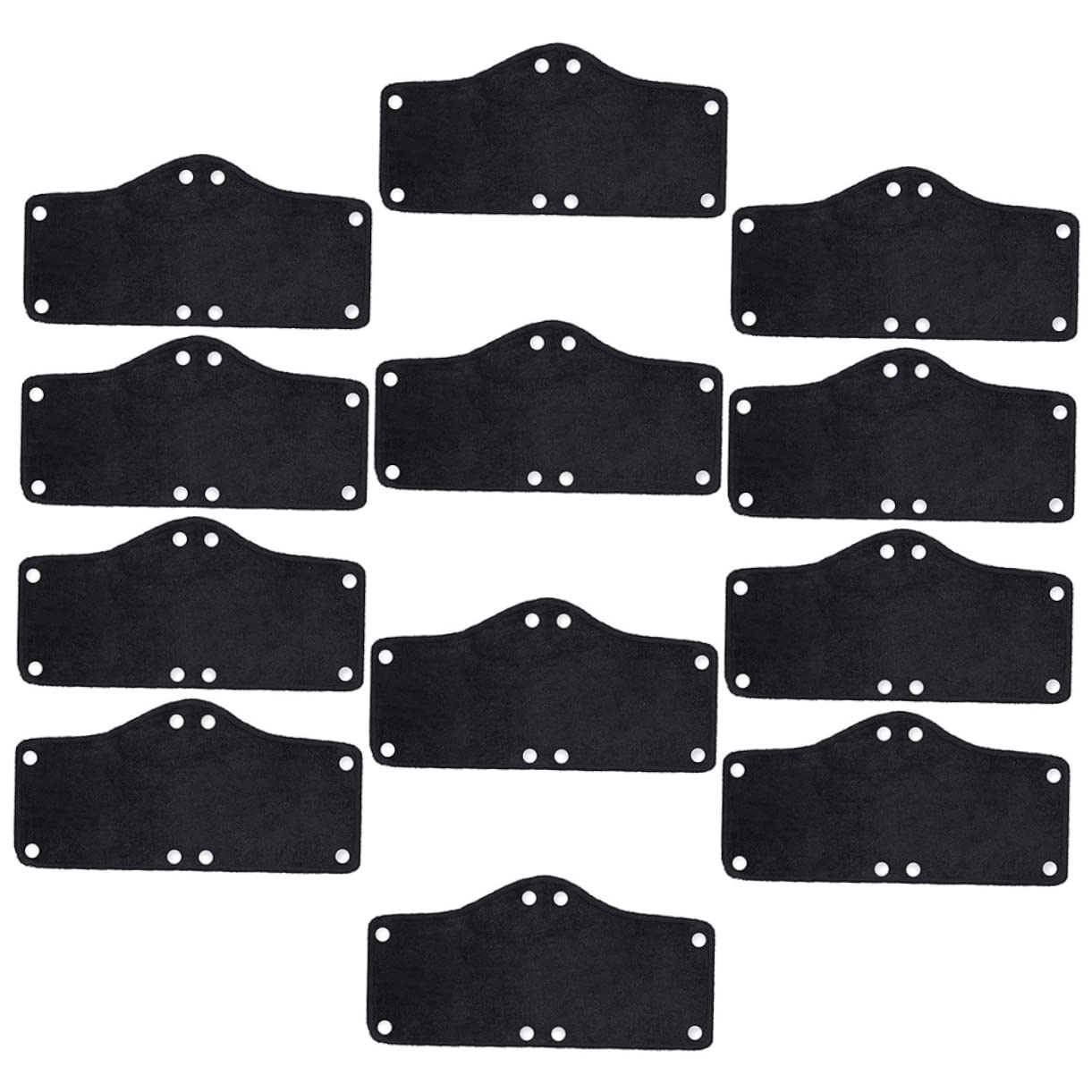 ABOOFAN 3 Sätze Sicherheitshelmzubehör Sicherheitshelm Schweißband Schweißabsorbierendes Band Kappen Arbeitsmütze Schweißband Aufkleber Helm-schweißband Helmfutter Polyester 12 Stück * 3