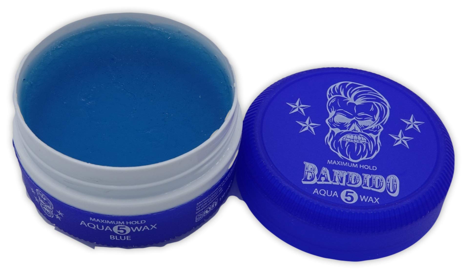 Bandido Aqua Hair Wax Nr.1-8 Matt Fiber Haarwachs Haar Styling Wachs Herren Haargel 150ml Gel Wax Haarwax Matte Look natürliches aussehen Starker Halt für jedes Styling Friseur bedarf (6x, Nr.5)