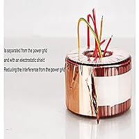 Vista 5 de ATO Transformador toroidal de 1000 VA, monofásico, 110 V a 2 x 6 V, transformadores toroidales de potencia, reconocido por UL, para control