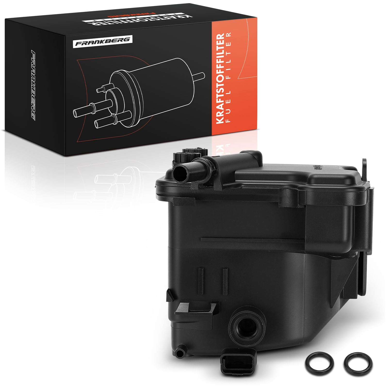 Frankberg Filtro de combustible Diesel Compatible con Fiesta VI CB1 CCN 1.6L C4 Grand Picasso I UA 1.6L Berlingo Multispace B9 1.6L M.i.n.i R56 1.6L V50 545 1.6L Replace# KL431D