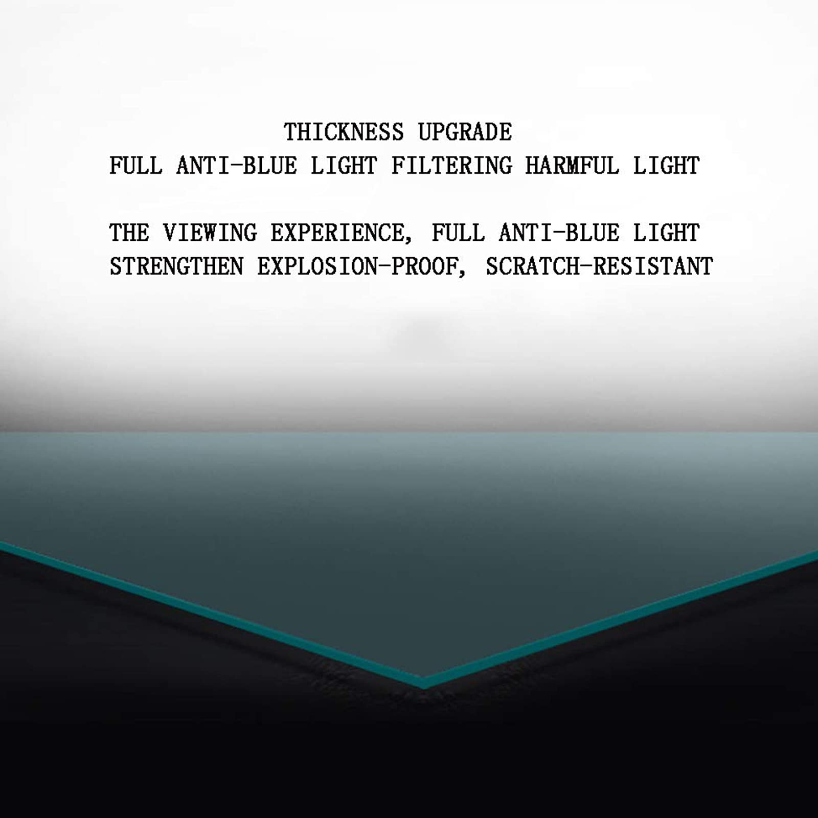 Protector De Pantalla Anti Luz Azul De 40 Pulgadas para TV, Alivia La Tensión Ocular para LCD, Película Protectora De Pantalla