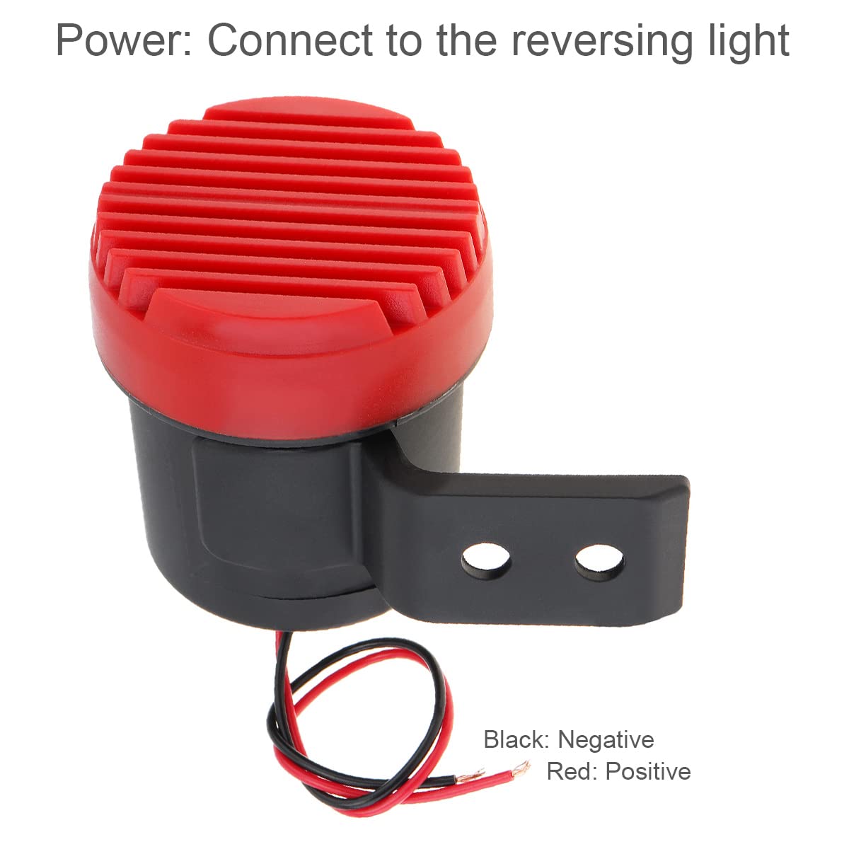 Bocina de Marcha Atrás, Alarma de Respaldo del Automóvil, 12-24V 105dB de Respaldo Reverso de la Alarma de Respaldo de la Cementera Auto Respaldo de la Bocina
