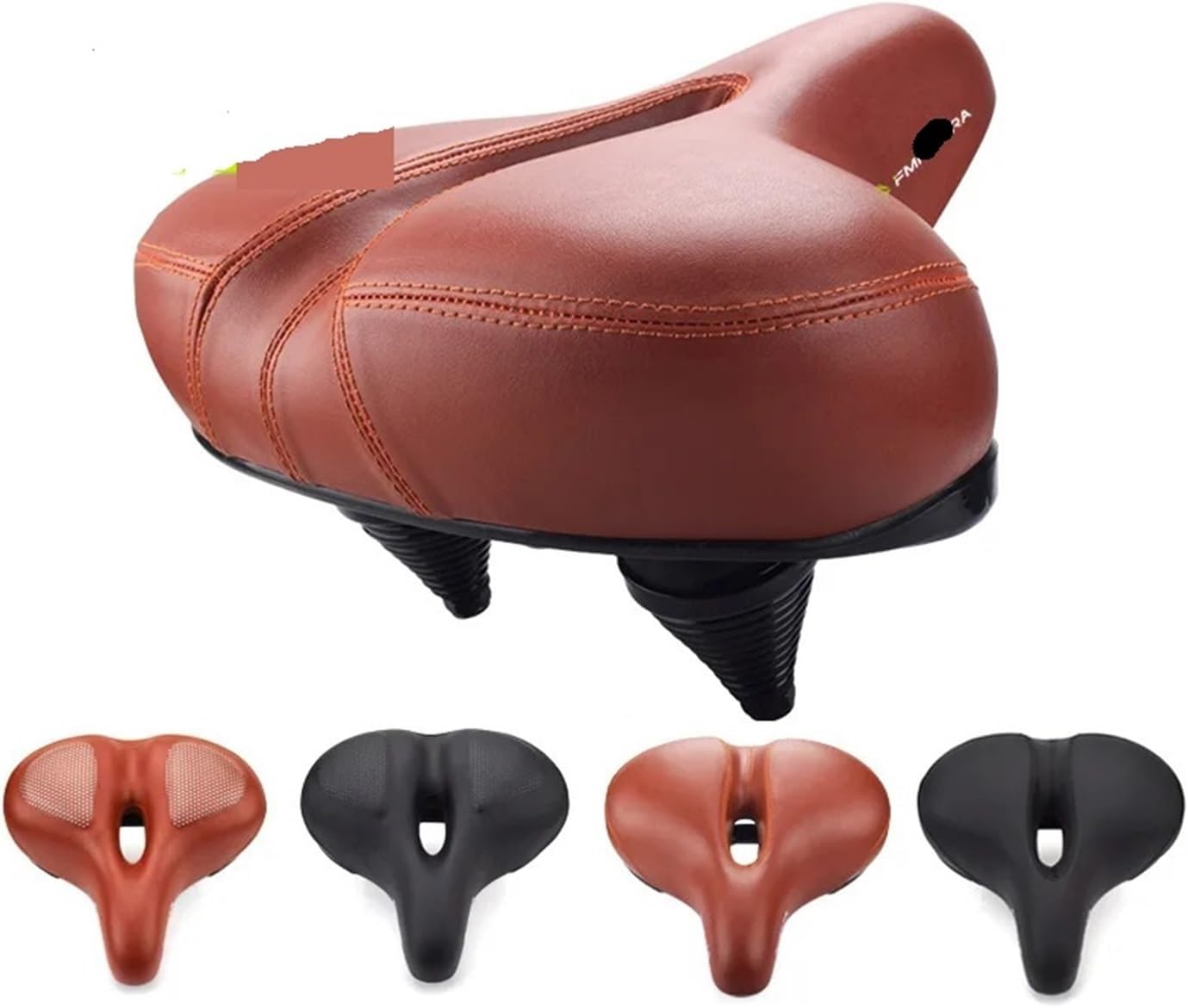 Saddle Cover Spring Shock Absorbing Thickened Silicone Comfort Enlarged Seat Cushion MTB Electric Bike Soft