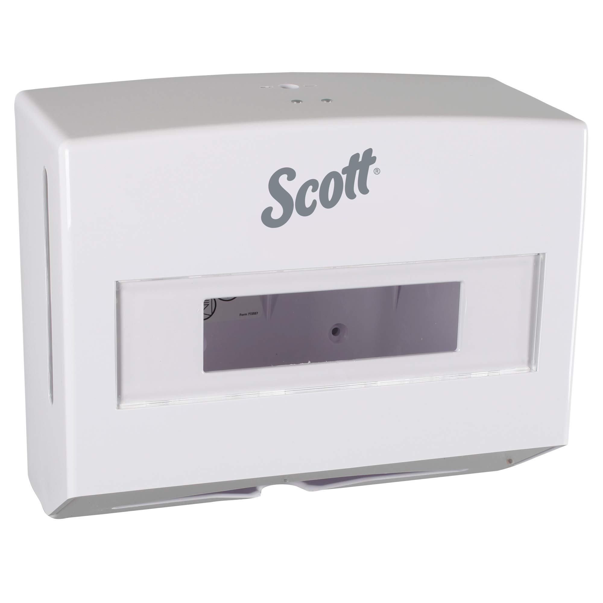 Scottfold Handtuchspender Kompakt – Für Kleine Räume, 120 Handtücher Kapazität, Weiß