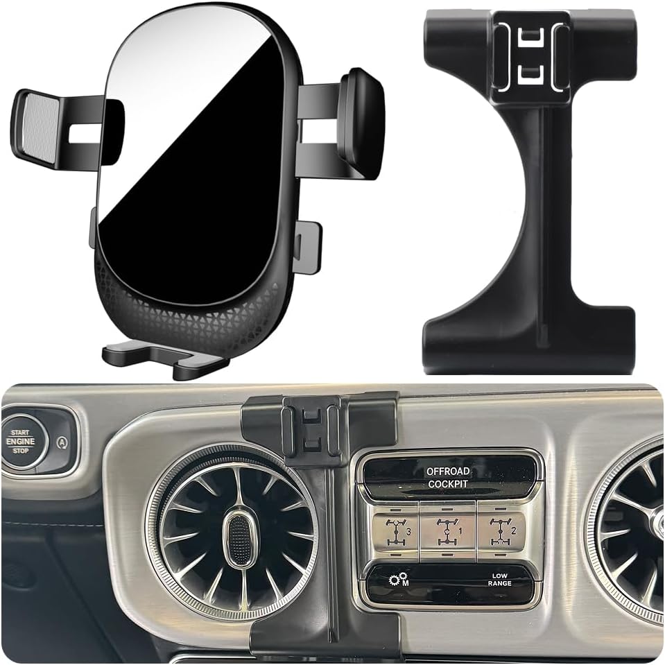 Car Phone Holder for Mercedes Benz G-Class Auto Accessories [Only for 2019-2024 Benz G Class] [Auto Lock Hands Free Cell Phone Mount Car fits for iPhone & All Smartphones]