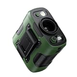 Portable Waist Fan Clip on with Light, 12M/S Quiet & Powerful Silencer Motor, 100 Speeds Wearable Belt Personal Shirt Fan, Digital Display, Upto 24H Cooling and Heatstroke Prevention (Green)