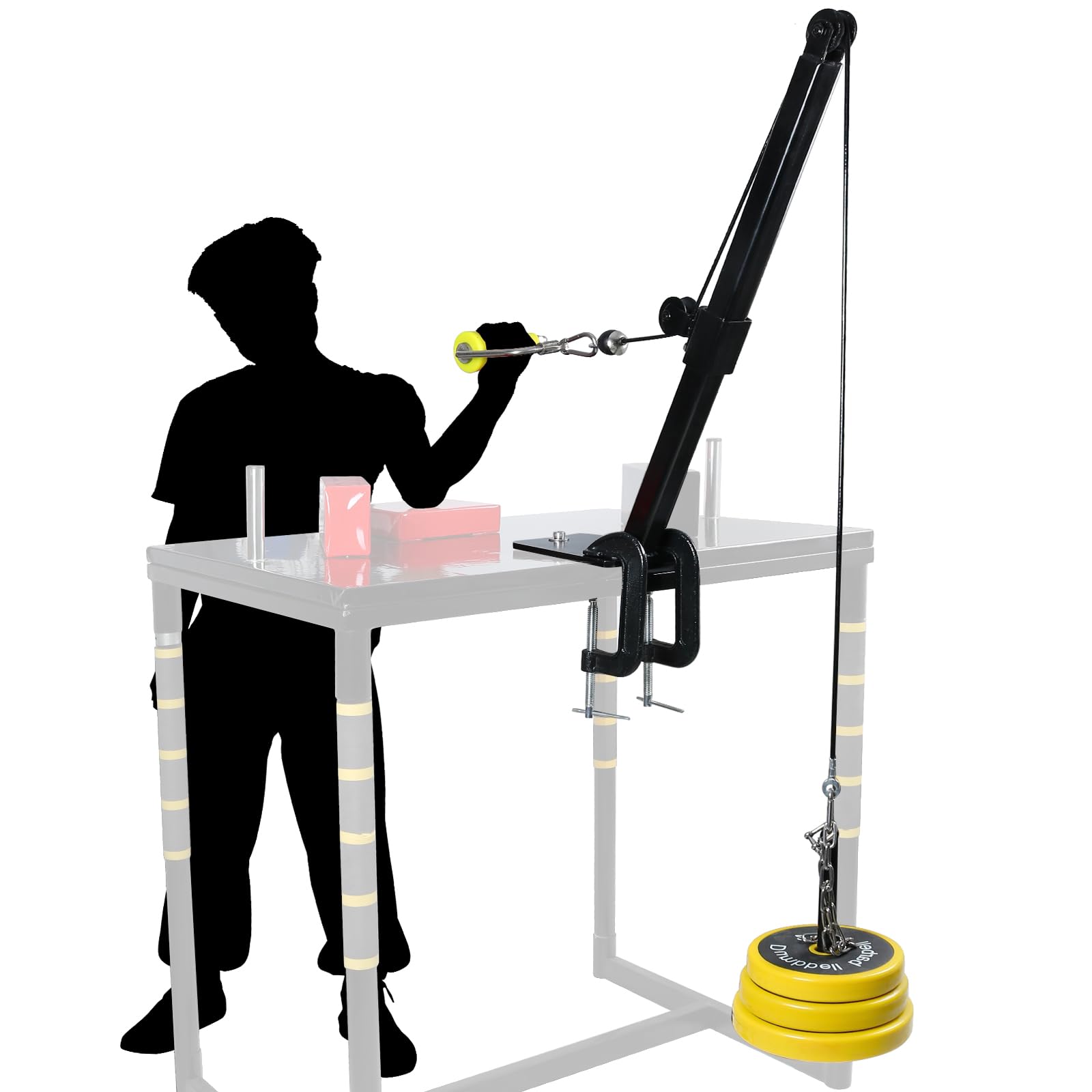 Professioneller Armdrück-Tisch – Stabiler Wettkampftisch Für Training & Wettbewerbe (90x65x100 Cm)
