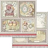 Doppelgesicht Schmierpapier - Alice cards