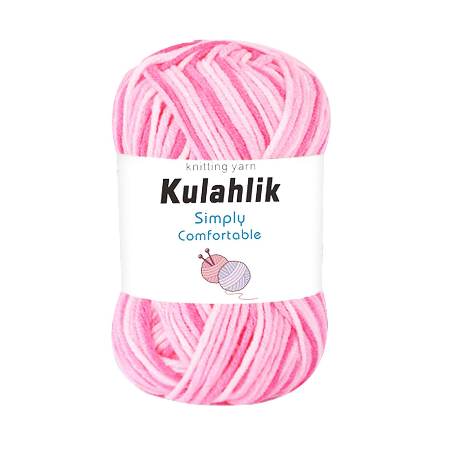 250g(5x50g) Acrylic Yarn for Crochet/Knitting, Colorful Gradient Yarn Thread, 5 Rolls Skeins, Perfect for Any Knitting Crochet and Crafts Mini Project — view 20