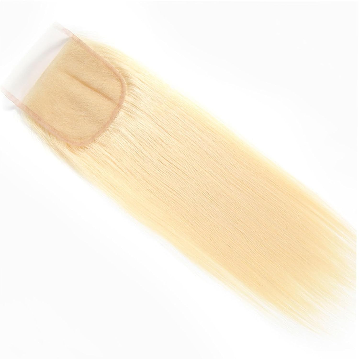 613 Blonde 2x6 HD Lace Closure Straight Human Hair - 12A Virgin Remy Hair, Pre-Plucked Natural Hairline, Ultra-Thin Lace for Seamless Blend, 20 Inch Real Hair Closure