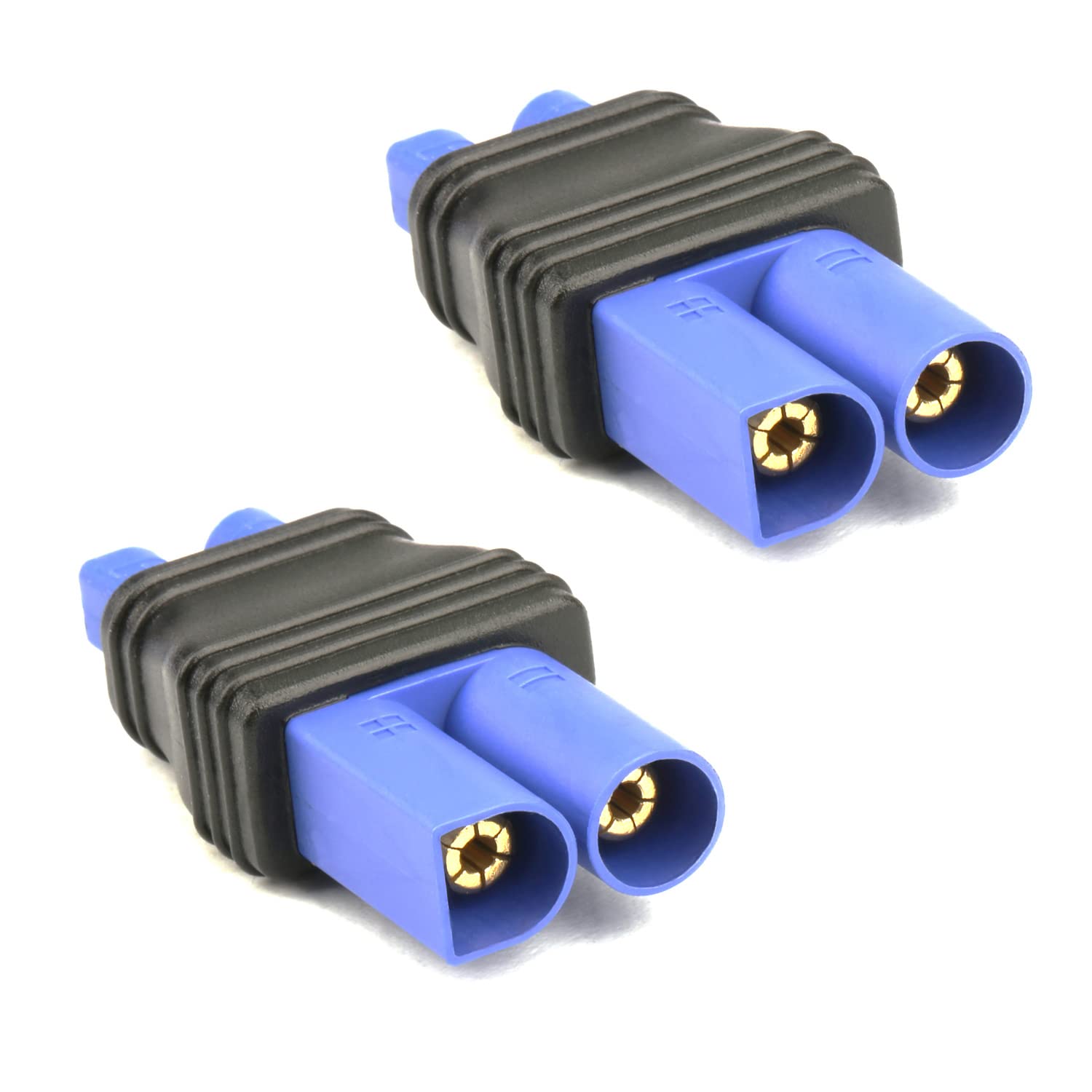 WOODGUILIN Ec5 Male Plug to Ec3 Female Connector Plug Adapter for RC Lipo Battery Ec5 Plug to Ec3 Connection(2 Pack Ec5-Ec3)