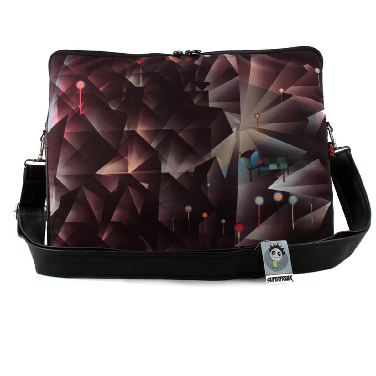 Sac à main pour homme Superfreak multicolore motif Muster 02 - 4