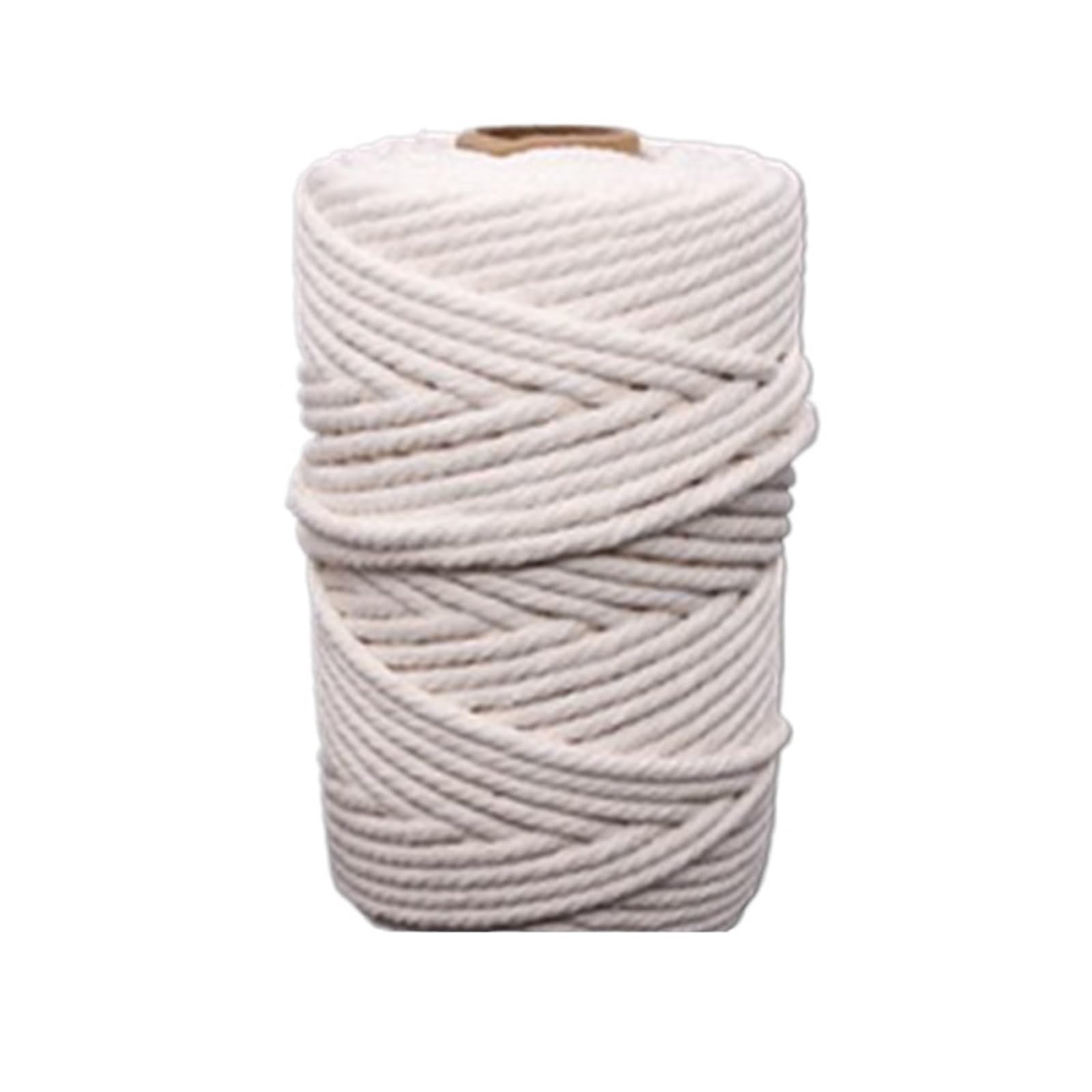 1mm-10mm Cotone Macrame Cavo Corda Stringa FAI DA TE Fatti A Mano Arazzi Naturale 3mm Corda Cucito Boemia Decorazione Della Casa di Nozze