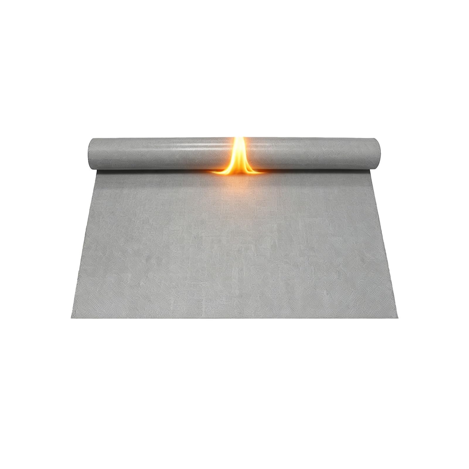 Tejido ignífugo de fibra de vidrio con revestimiento de silicona | Cubierta ignífuga resistente a chispas y de alta resistencia for seguridad en talleres industriales(1.2m x 4m x 0.6mm)